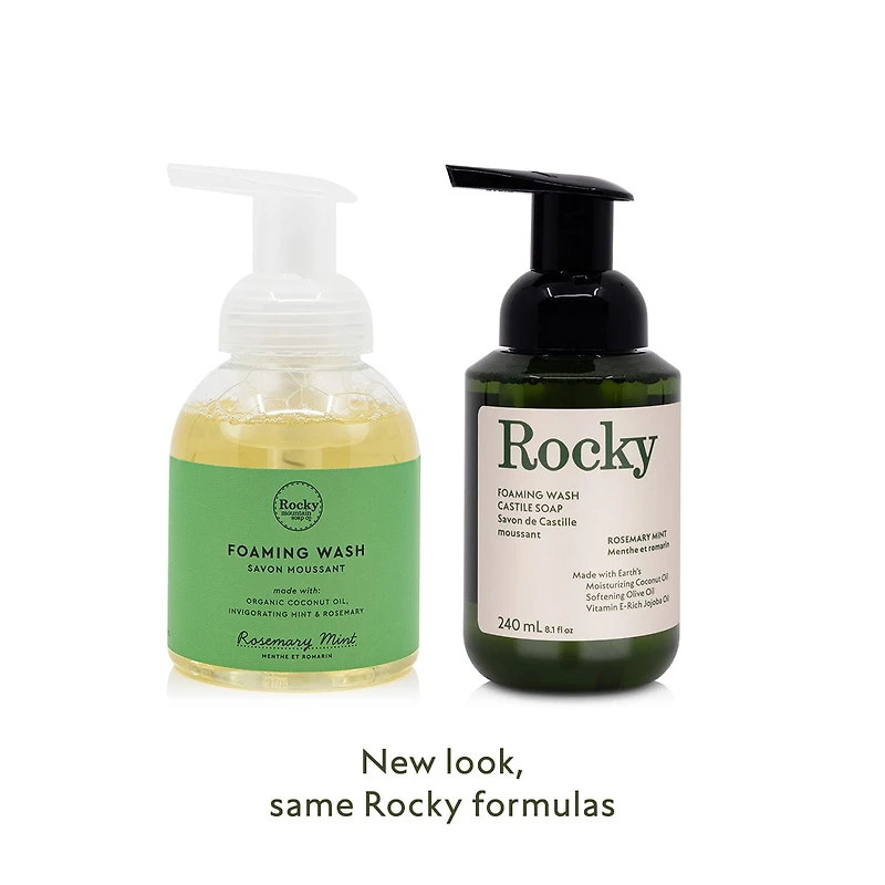 Rosemary Mint Foaming Wash Bundle