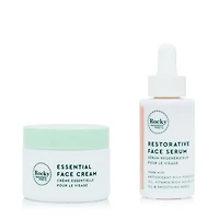 Essential Face Cream & Restorative Natural Face Serum