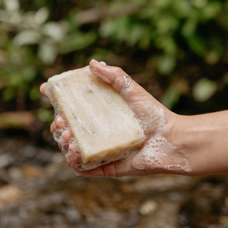 Lemongrass Bar Soap & Travel Pouch Bundle