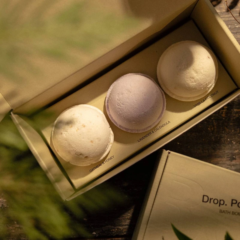 Drop. Pop. Fizz. Best Seller Bath Bomb Trio