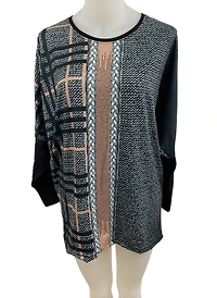 Mid-layer imp. Top with rhinestones