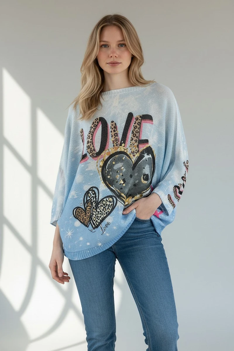 Haut tout aller en tricot mercerisé