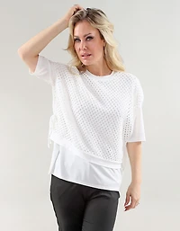 Top with a two-piece look - Michael Tyler