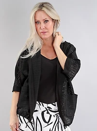 Cardigan à mailles avec capuchon - Michael Tyler