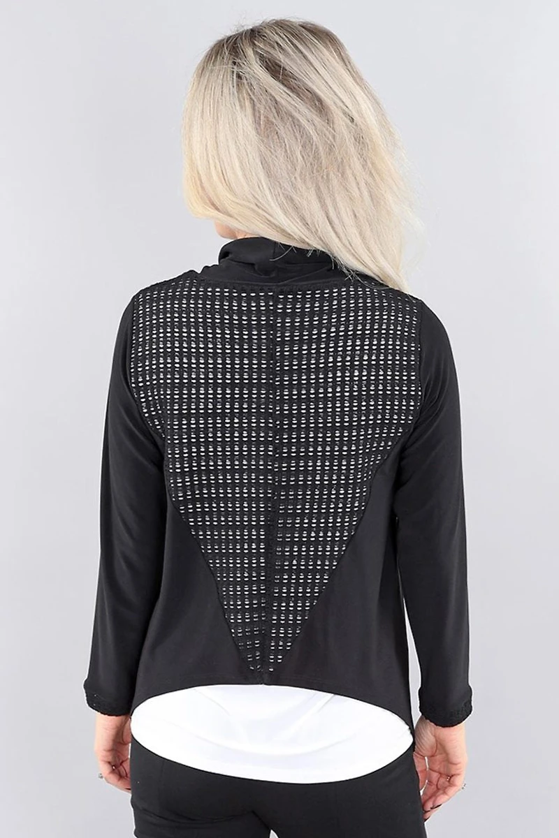 Haut deux tons asymétrique, effet de pièces - Michael Tyler