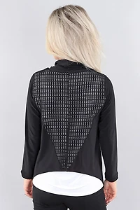 Haut deux tons asymétrique, effet de pièces - Michael Tyler