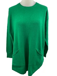 Set. Oversized Top and polka-dot woven scarf super-soft knit