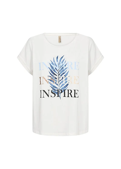 "Inspire" Printed Cotton T-Shirt