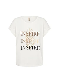 T-shirt en coton imprimé Inspire