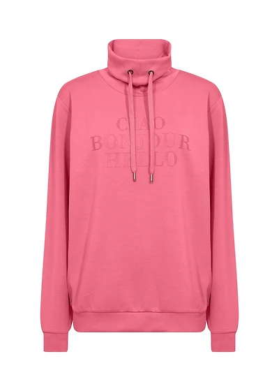 Chandail Ciao/Bonjour en tricot de modal - Soya Concept