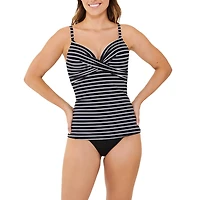 Haut de maillot tankini push-up croisé - séparé