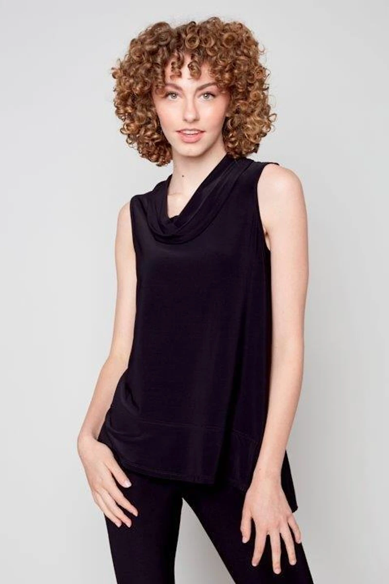 Asymmetrical sleeveless Top - Compli K