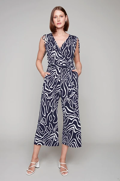 Jumpsuit cache-cœur avec ceinture - Compli K