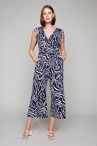 Belted wrap-around jumpsuit - Compli K