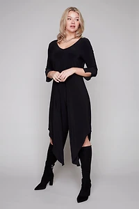 Jumpsuit/overall à jambes asymétriques