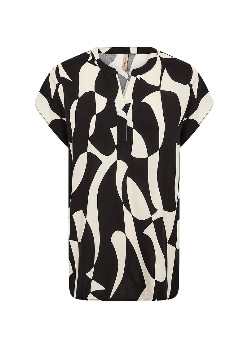 Blouse imprimée deux tons - Soya Concept
