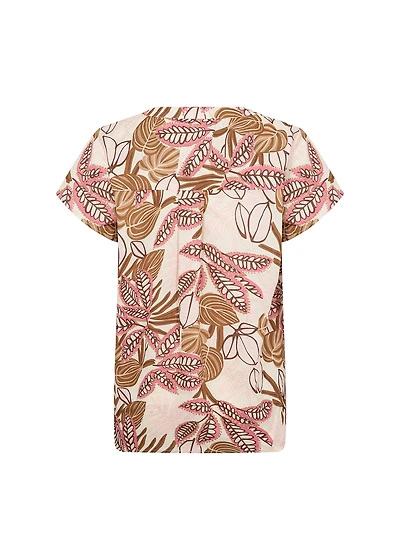 Chemisier imprimé exotique - Soya Concept