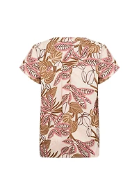 Chemisier imprimé exotique - Soya Concept