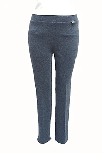 Pantalon slim à enfiler en tricot deux tons - Michael Tyler
