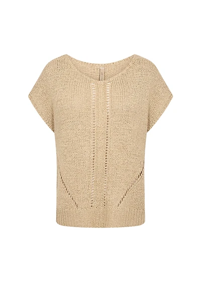Haut en tricot à mailles - Soya Concept