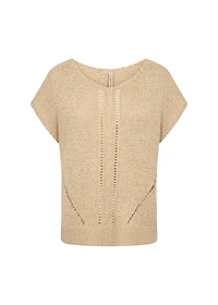 Haut en tricot à mailles - Soya Concept