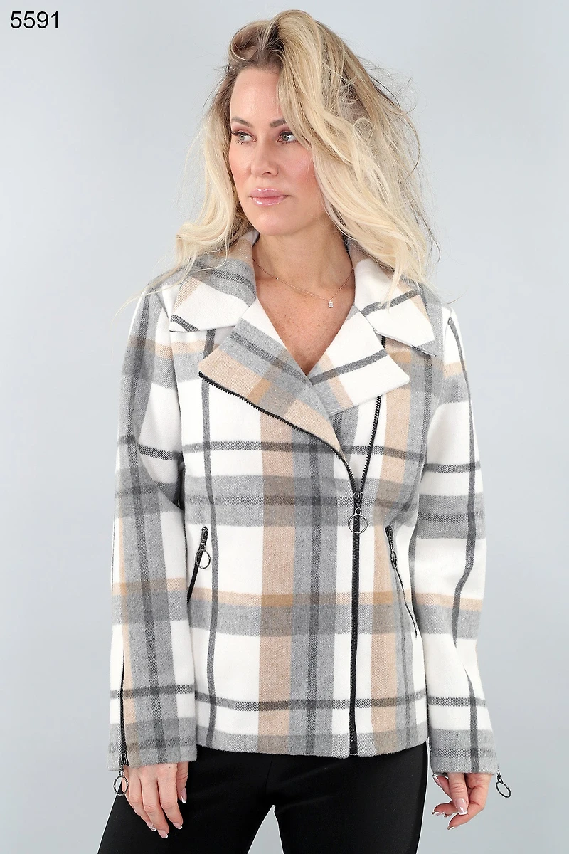 Stylish short coat check - Michael Tyler