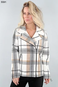 Stylish short coat check - Michael Tyler