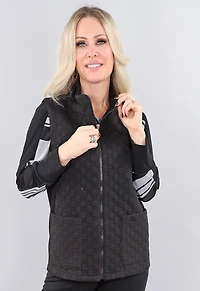 Gilet zippé en maille matelassée - Michael Tyler