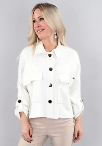 Veste boutonnée à grandes poches - Michael Tyler