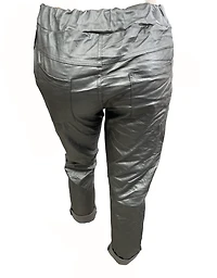 Pantalon en simili cuir lustré - Italie