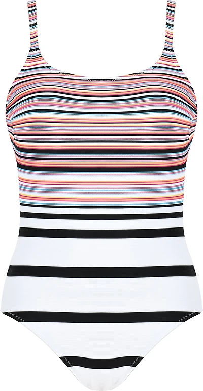Maillot 1p doublé à rayures - Naturana
