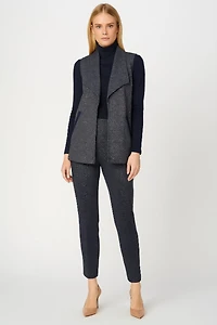 Veste sans manches en tricot