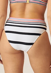 Ensemble maillot bikini coussiné à rayures - Naturana