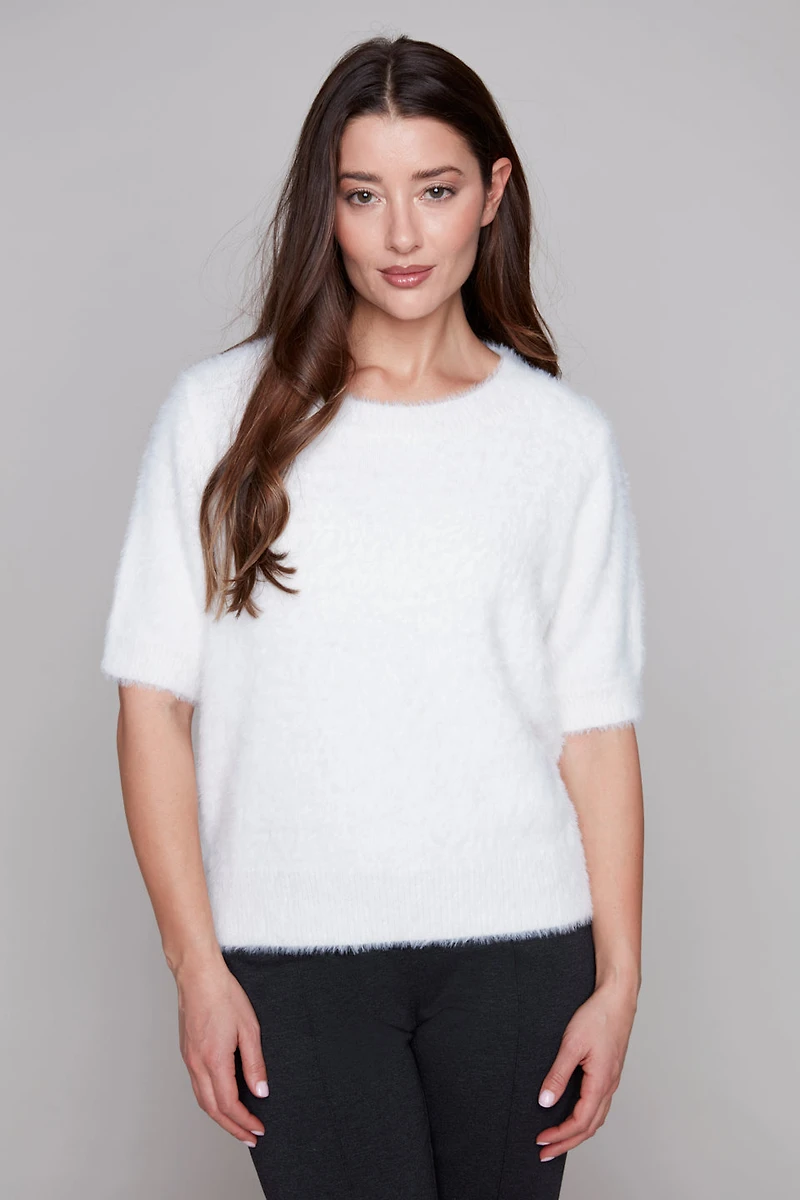 Angora Top - Carré Noir