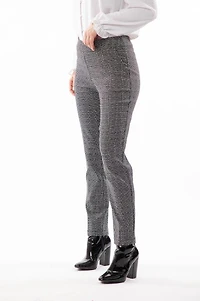 Pull-on pants, small pattern