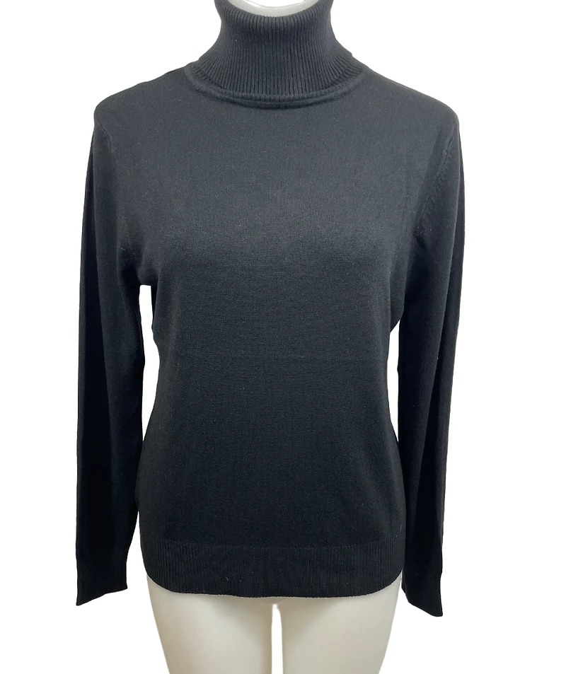Slim-fit turtleneck plain Top