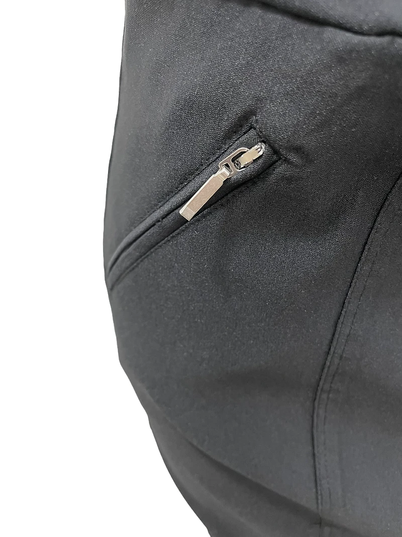 Short skirt with zipper pockets