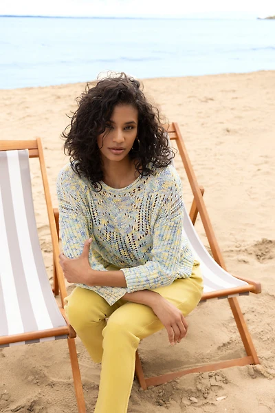 Chandail coloré en tricot texturé - Alison Sheri