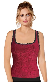 Camisole corset en jacquard Florence