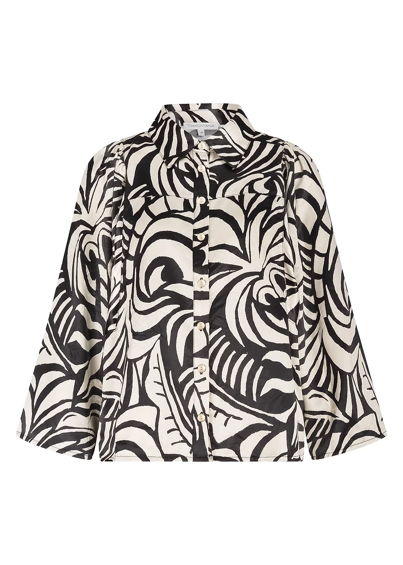 Chemisier texturé imprimé Botanica - Tramontana