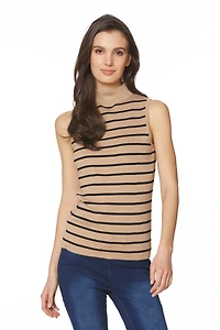 Striped sleeveless Top