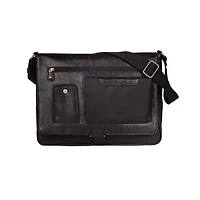 Sac de travail unisexe pour ordinateur avec insertions de cuirette