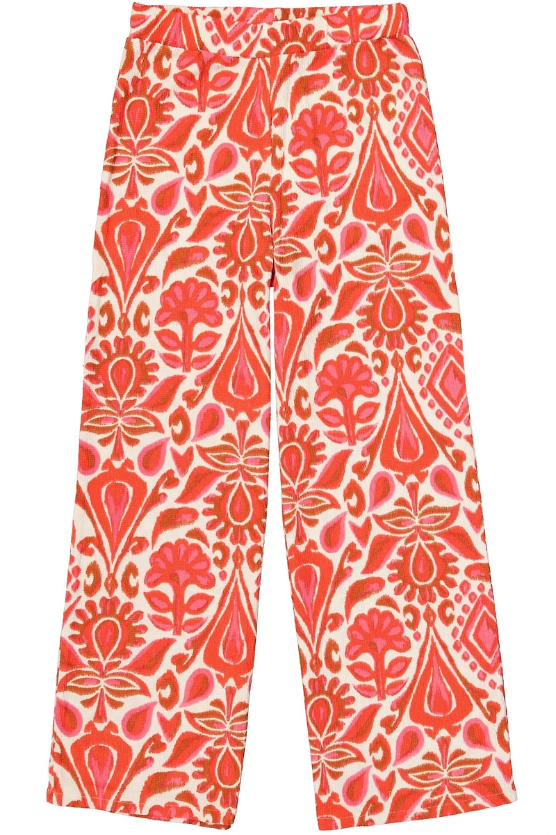 Pantalon palazzo texturé