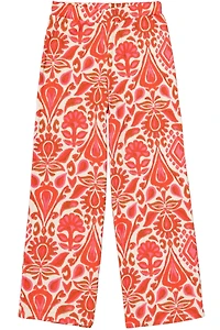 Pantalon palazzo texturé