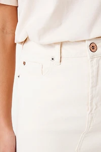 Denim midi skirt with pockets - Garcia