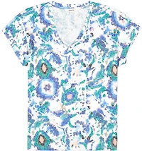 Burnout" fabric Top with faded look - Garcia