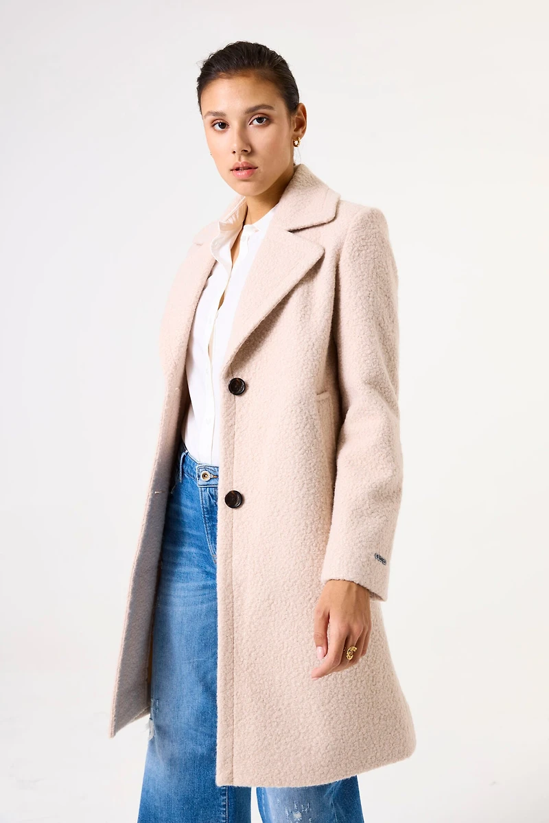 Classic coat with large collar - Garcia