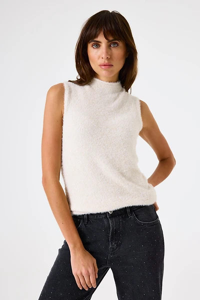 Top very soft glittery knit - Garcia
