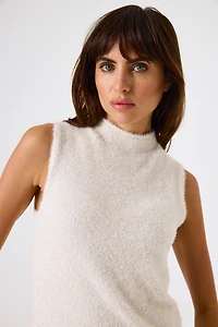 Haut sans manches en tricot scintillant très doux - Garcia