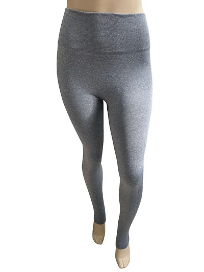 Mottled legging pants with side stripe effect